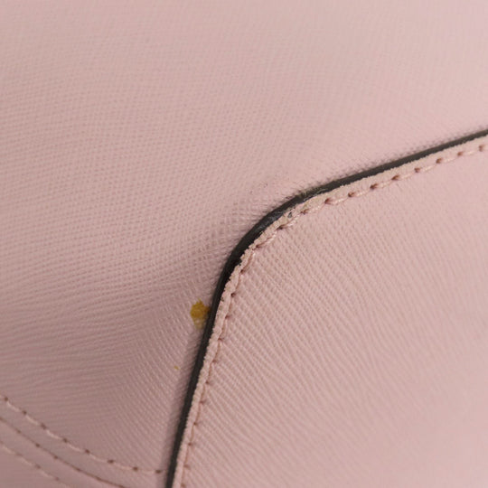 MICHAEL KORS Handbag PVC pink logo Women Used Authentic
