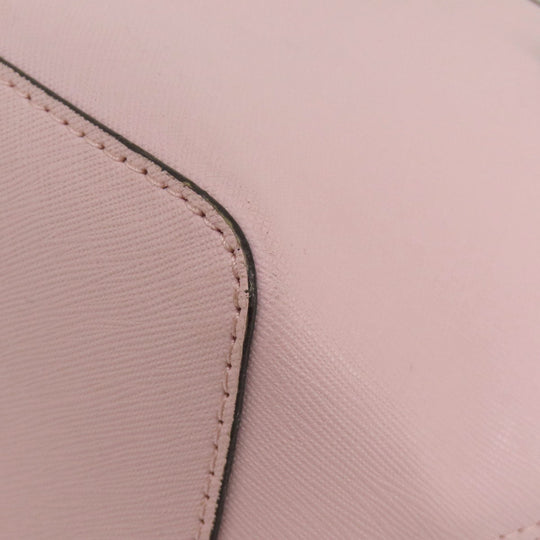 MICHAEL KORS Handbag PVC pink logo Women Used Authentic
