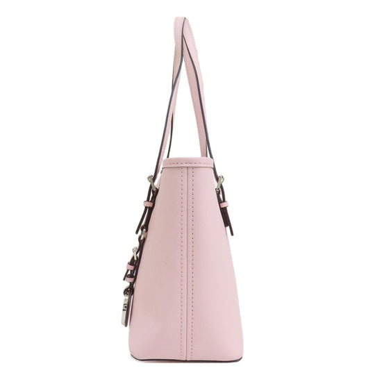 MICHAEL KORS Handbag PVC pink logo Women Used Authentic