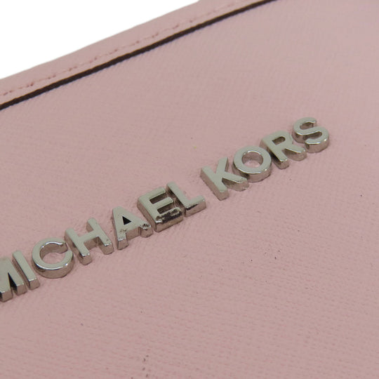 MICHAEL KORS Handbag PVC pink logo Women Used Authentic