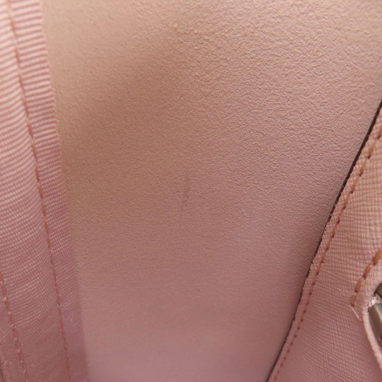 MICHAEL KORS Handbag PVC pink logo Women Used Authentic