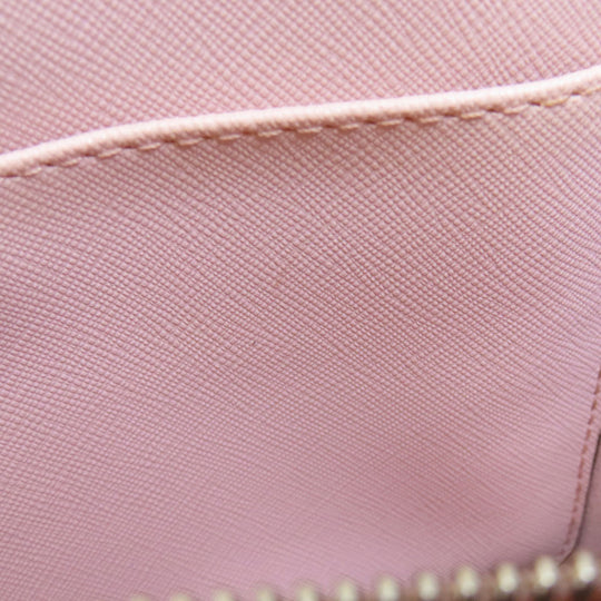 MICHAEL KORS Handbag PVC pink logo Women Used Authentic