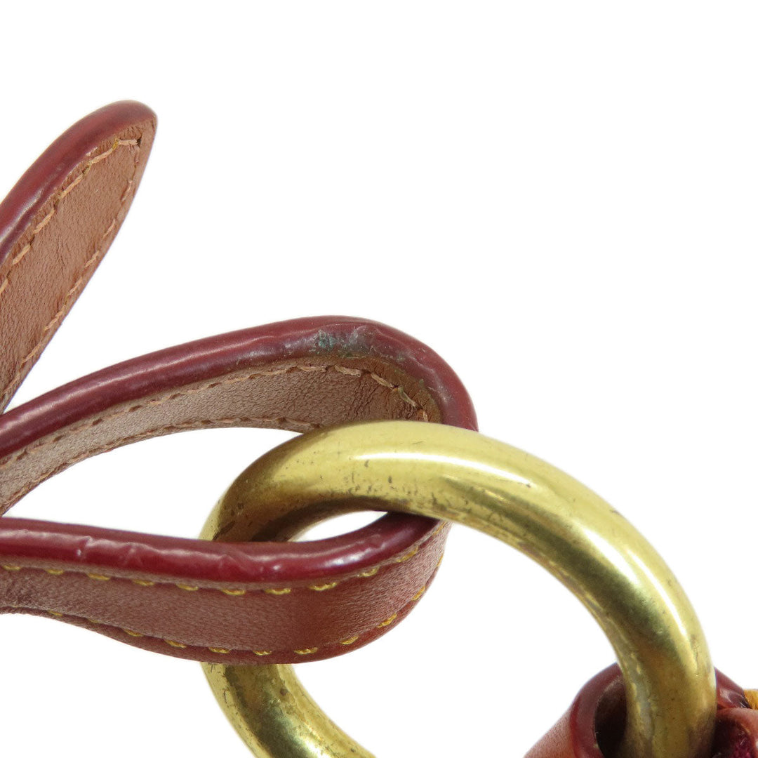 COACH Handbag 38580 PVC Brown Sutton Hobo Signature 2WAY Women Used Authentic