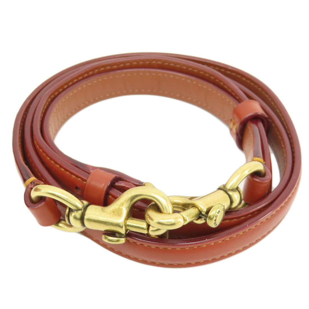 COACH Handbag 38580 PVC Brown Sutton Hobo Signature 2WAY Women Used Authentic