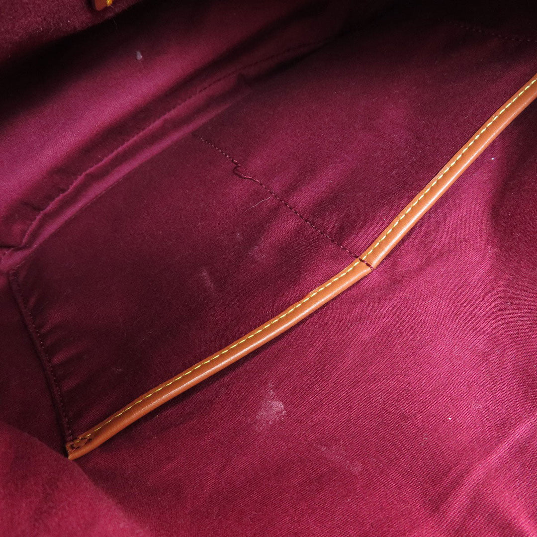 COACH Handbag 38580 PVC Brown Sutton Hobo Signature 2WAY Women Used Authentic