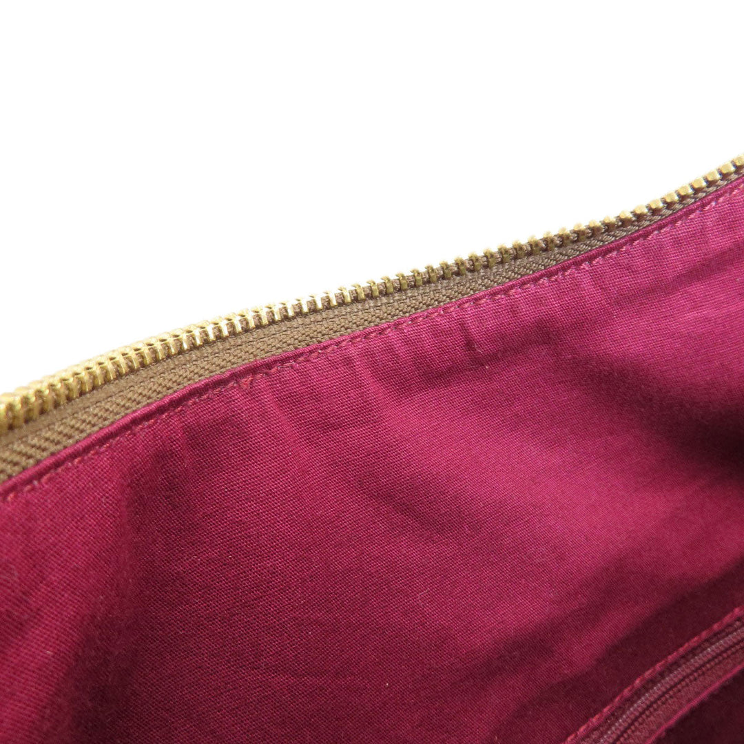 COACH Handbag 38580 PVC Brown Sutton Hobo Signature 2WAY Women Used Authentic