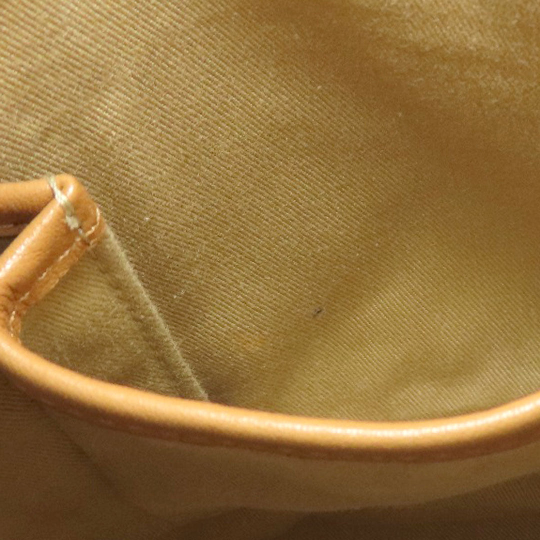 MCM Tote Bag PVC Brown 2WAY Women Used Authentic