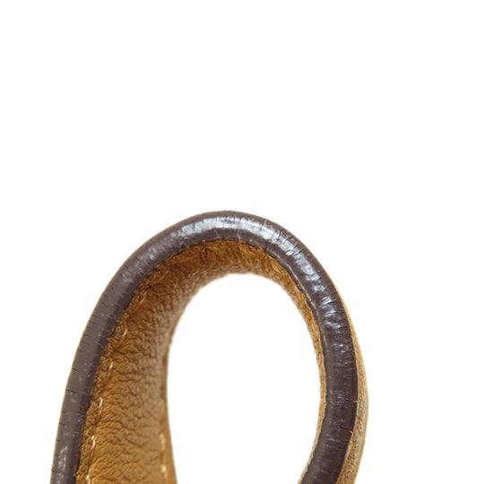 MCM Tote Bag PVC Brown 2WAY Women Used Authentic