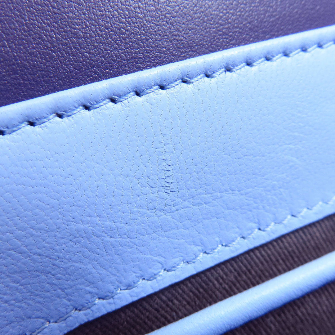 MARNI Shoulder Bag leather purple logo Women Used Authentic