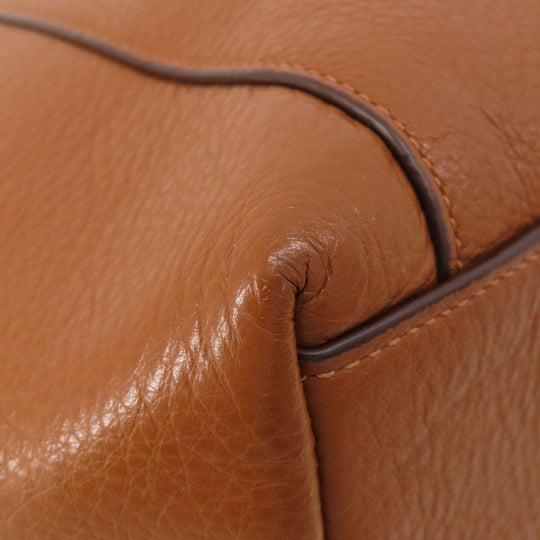 COACH Tote Bag F37216 leather black logo Women Used Authentic