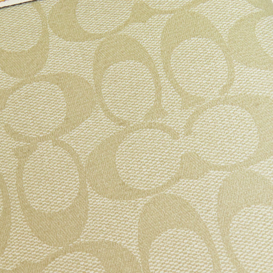 COACH Tote Bag F26920 PVC beige Signature Reversible Women Used Authentic