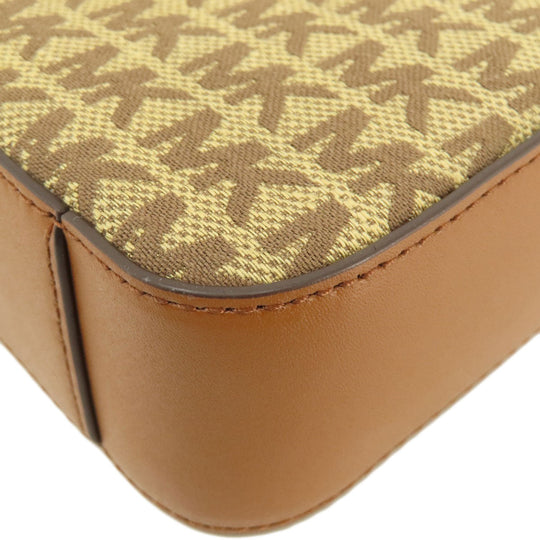 MICHAEL KORS Shoulder Bag canvas Brown Long shoulder