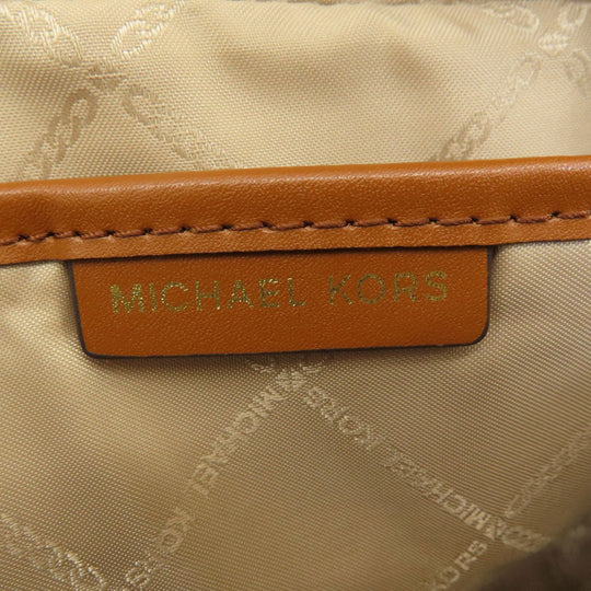 MICHAEL KORS Shoulder Bag canvas Brown Long shoulder