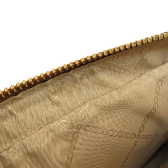 MICHAEL KORS Shoulder Bag canvas Brown Long shoulder