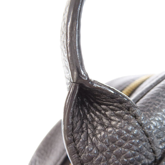 MICHAEL KORS Backpack leather black logo Women Used Authentic