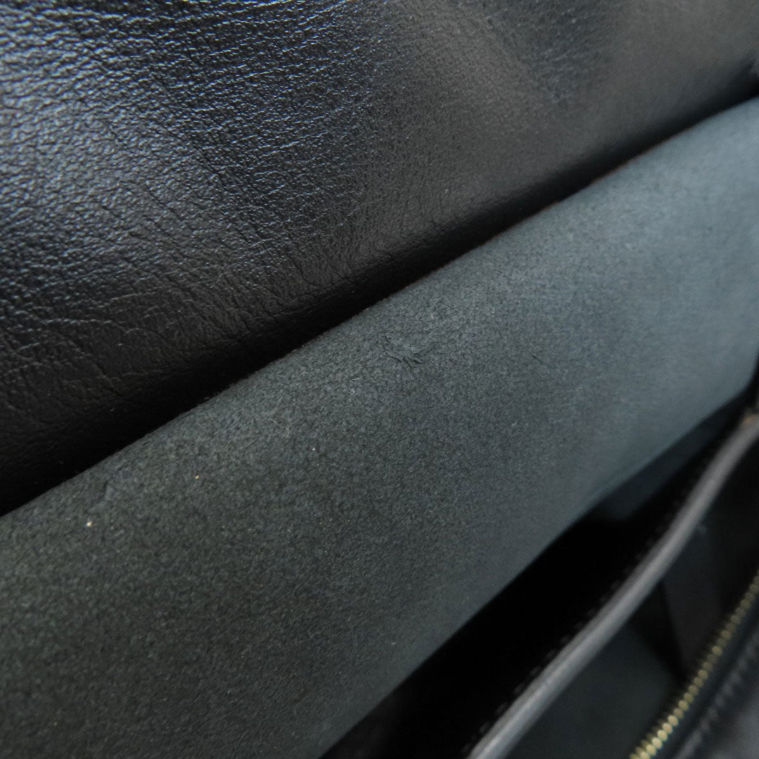 CELINE Tote Bag leather black Horizontalkava