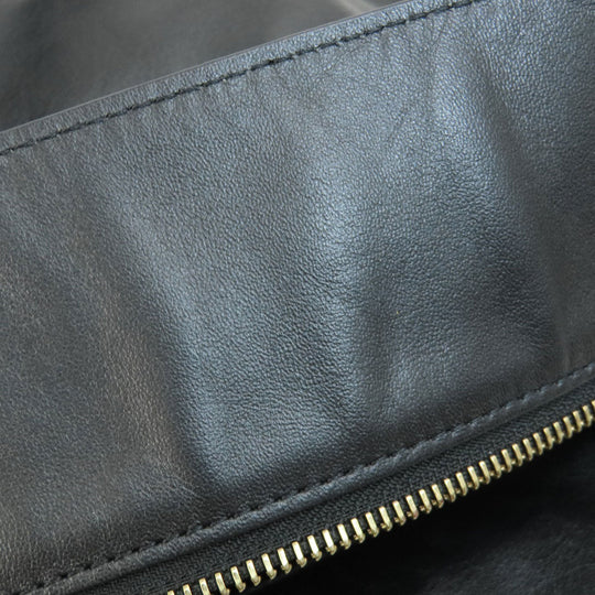 CELINE Tote Bag leather black Horizontalkava