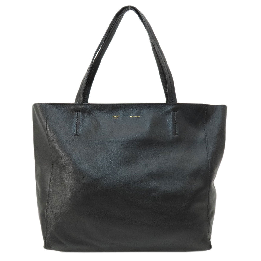 CELINE Tote Bag leather black Horizontalkava