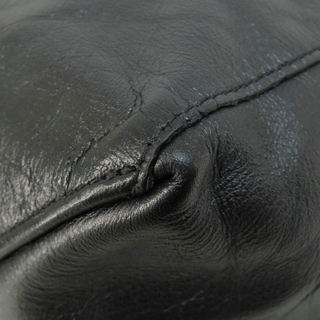 CELINE Tote Bag leather black Horizontalkava