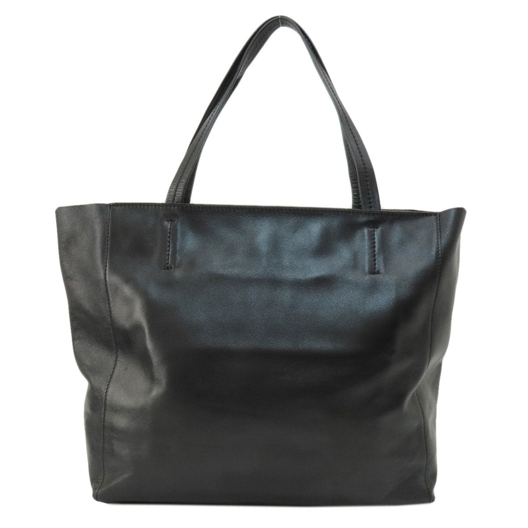 CELINE Tote Bag leather black Horizontalkava