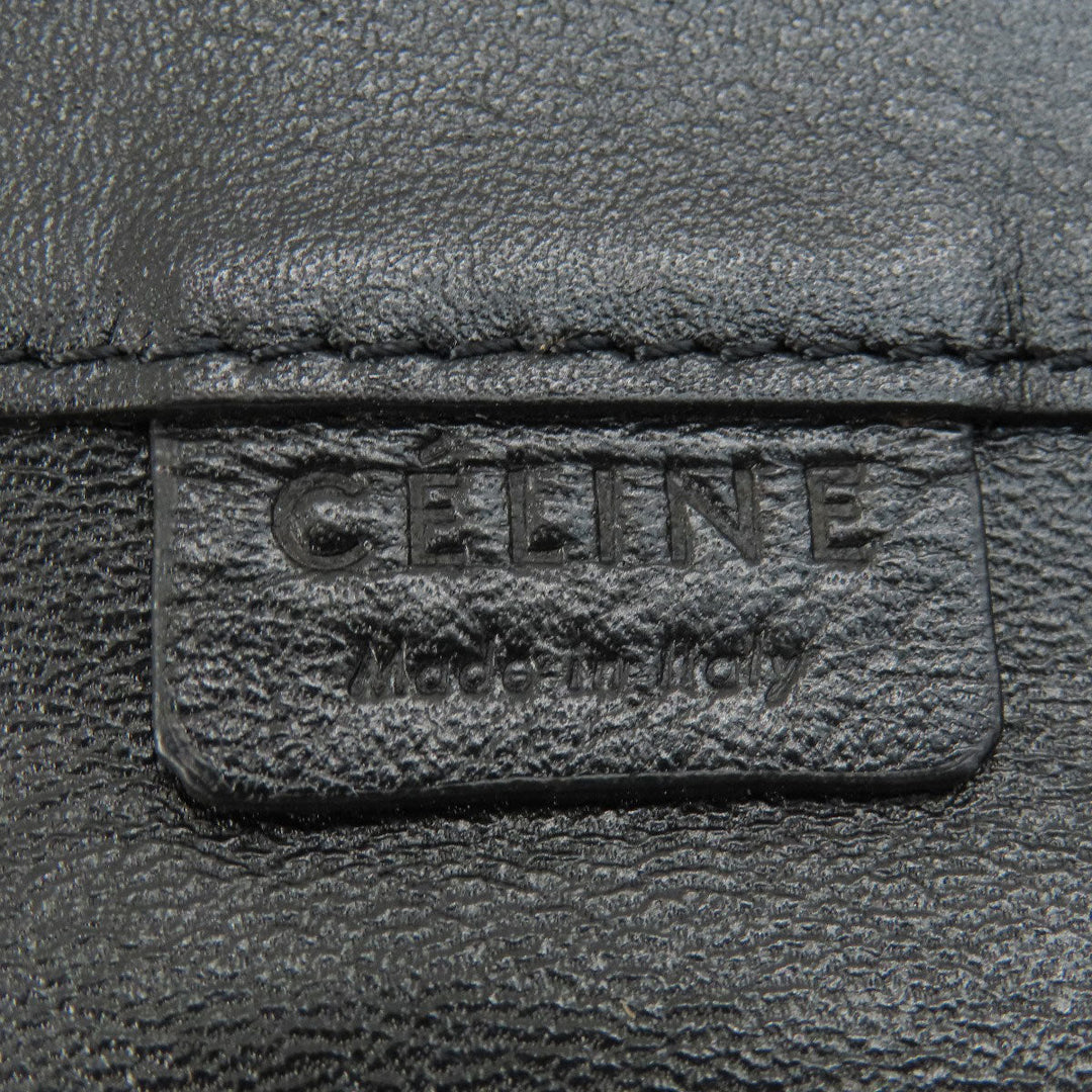 CELINE Tote Bag leather black Horizontalkava