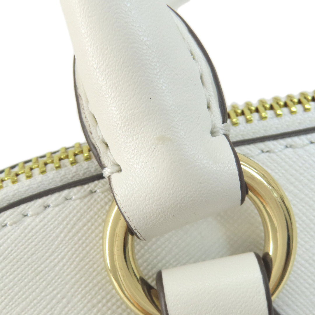 MICHAEL KORS Handbag PVC white 2WAY Women Used Authentic