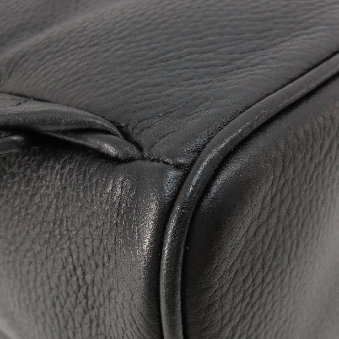 MICHAEL KORS Backpack leather black Studs Women Used Authentic