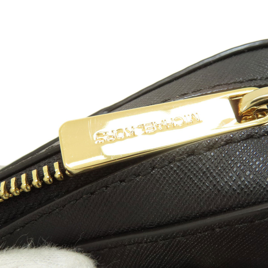 MICHAEL KORS Handbag PVC black logo 2WAY Women Used Authentic