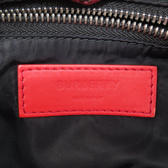 BURBERRY Backpack Nylon Brown B logo Women Used Authentic