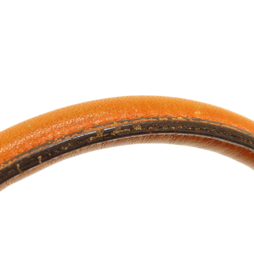 BURBERRY Handbag knit Brown Nova Check Women Used Authentic