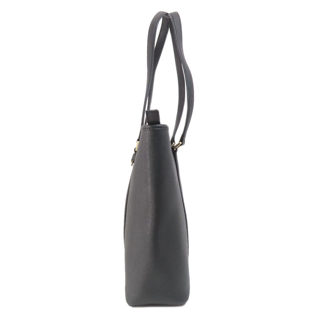 MICHAEL KORS Tote Bag PVC black logoMetal Women Used Authentic