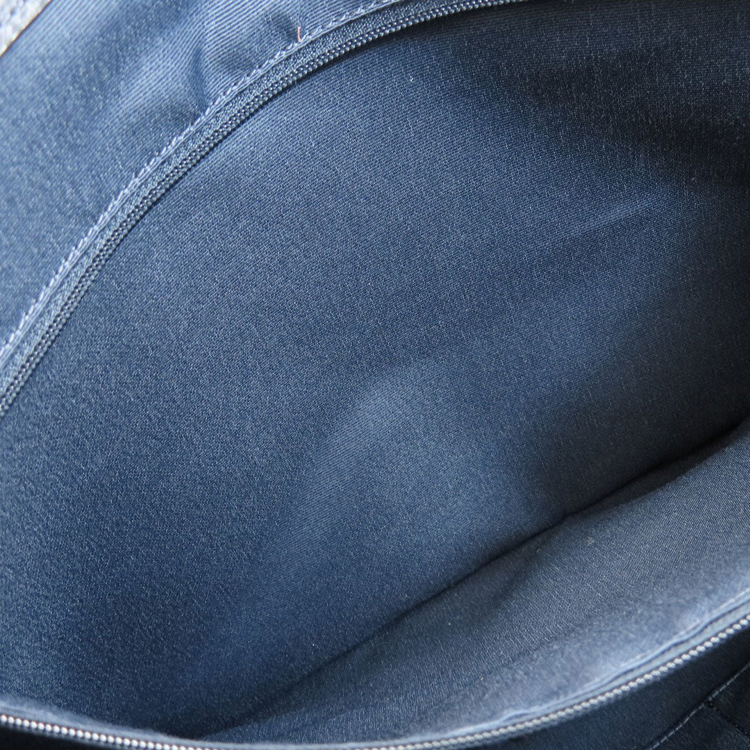 COACH Tote Bag C2827 canvas blue Signature 2WAY Women Used Authentic