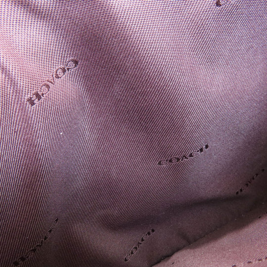 COACH Handbag C3460 leather beige Simple design 2WAY Women Used Authentic