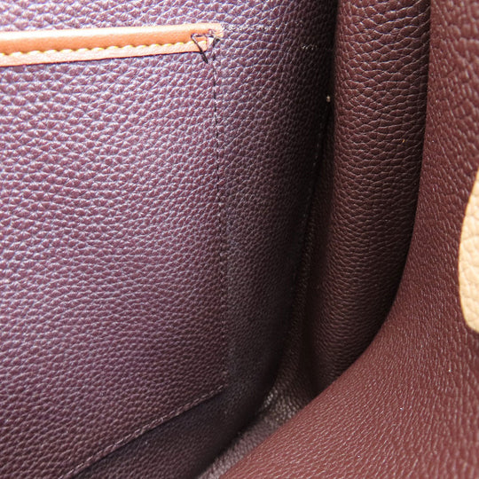 COACH Handbag C3460 leather beige Simple design 2WAY Women Used Authentic