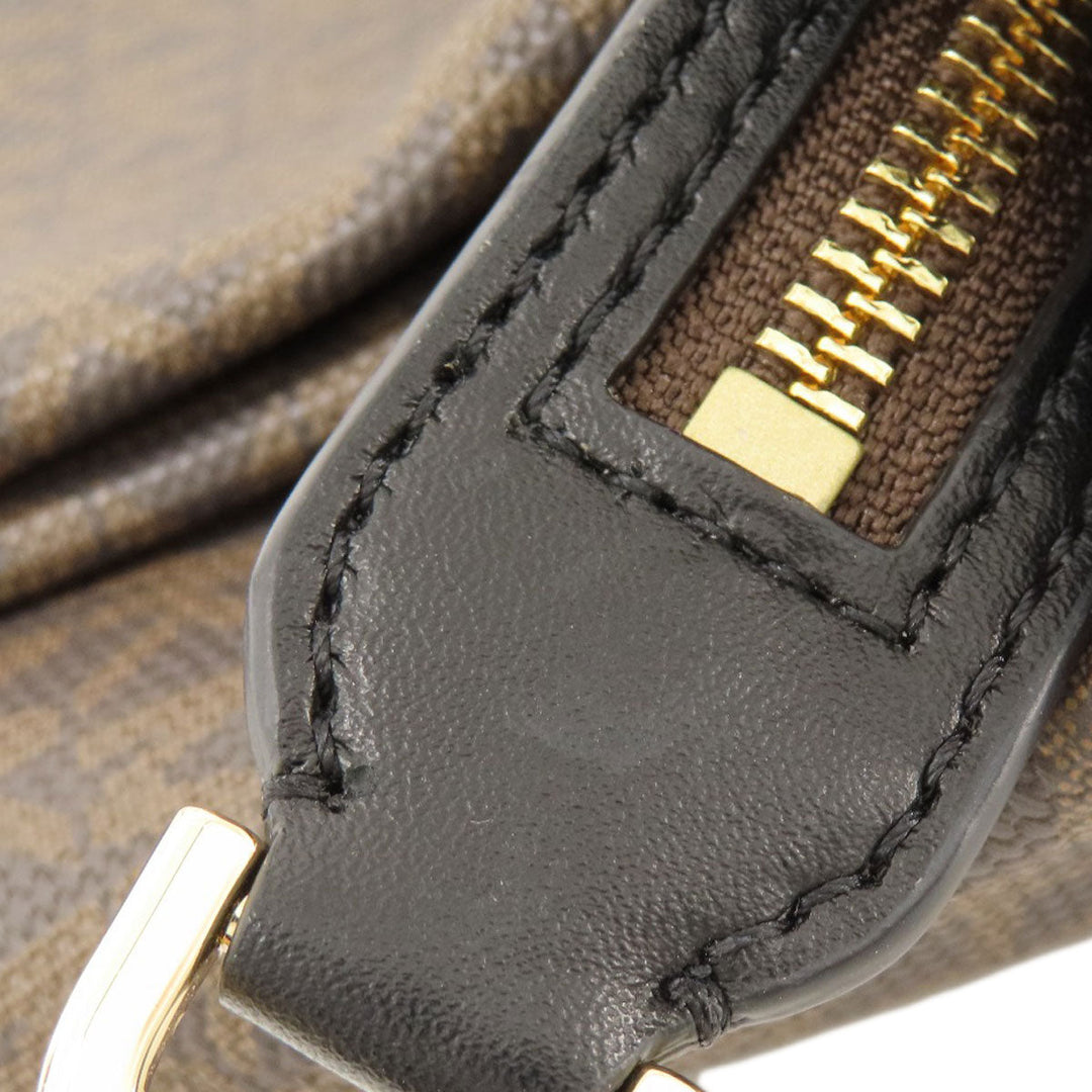 MICHAEL KORS Sling bag PVC Brown MK signature Women Used Authentic