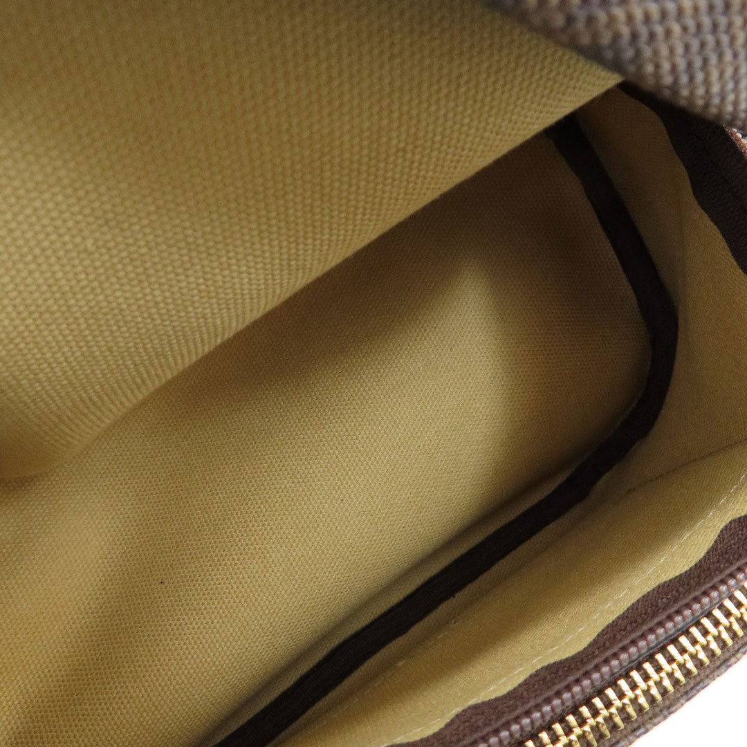 MICHAEL KORS Sling bag PVC Brown MK signature Women Used Authentic