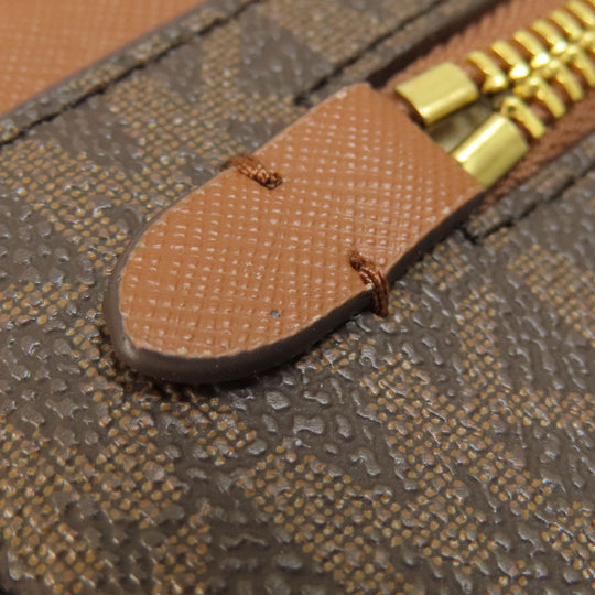 MICHAEL KORS Shoulder Bag Leather, Coated Canvas Brown Long Shoulder MK Signature Women Used Authentic