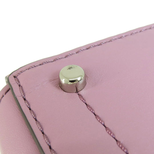 COACH Handbag 31918 leather purple Grace 2WAY Women Used Authentic