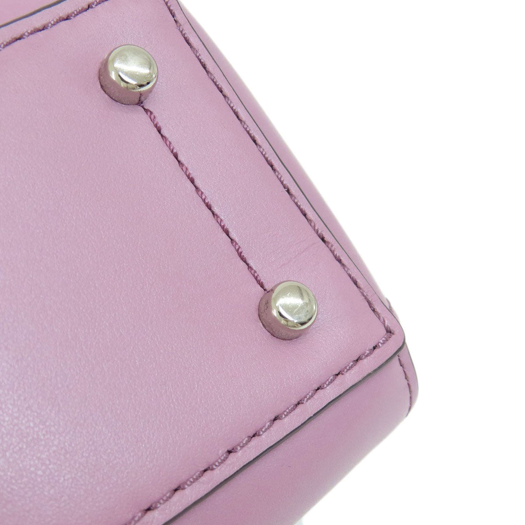 COACH Handbag 31918 leather purple Grace 2WAY Women Used Authentic