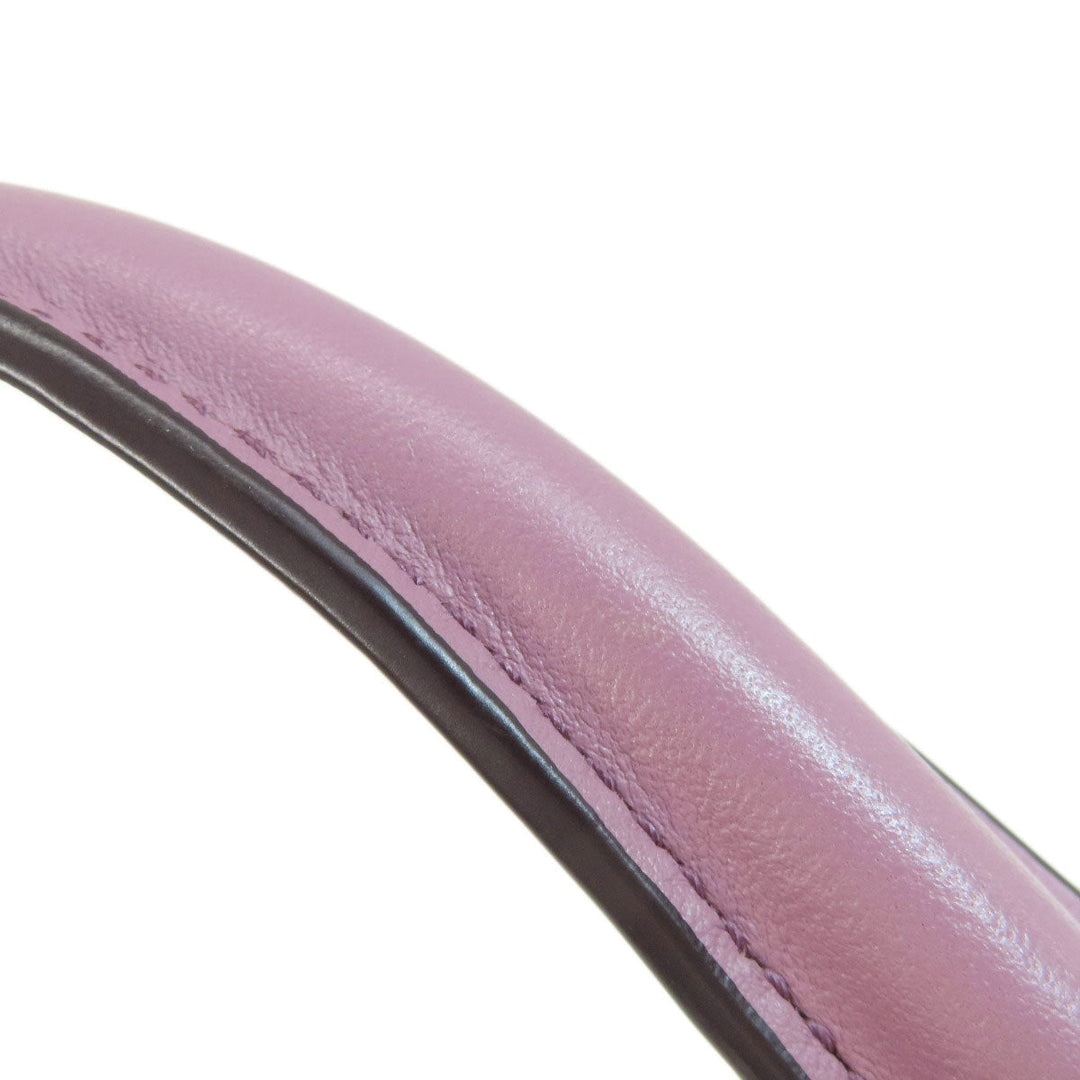 COACH Handbag 31918 leather purple Grace 2WAY Women Used Authentic