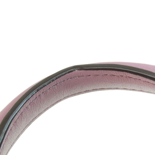 COACH Handbag 31918 leather purple Grace 2WAY Women Used Authentic