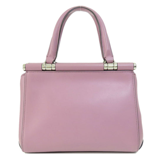 COACH Handbag 31918 leather purple Grace 2WAY Women Used Authentic