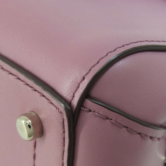 COACH Handbag 31918 leather purple Grace 2WAY Women Used Authentic