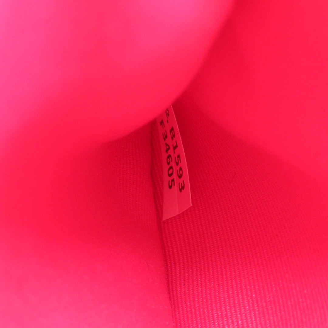 COACH Handbag F34605 PVC Brown Signature 2WAY Women Used Authentic