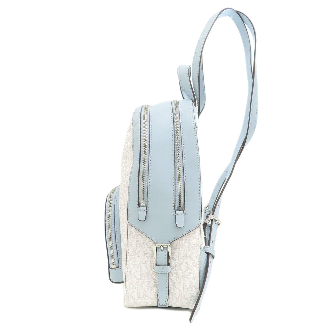 MICHAEL KORS Backpack PVC, Leather white Resort motif Women Used Authentic