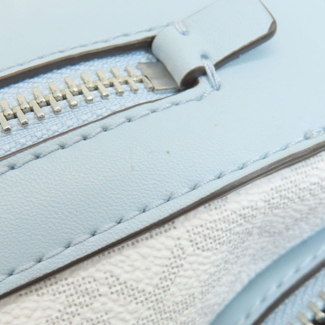 MICHAEL KORS Backpack PVC, Leather white Resort motif Women Used Authentic