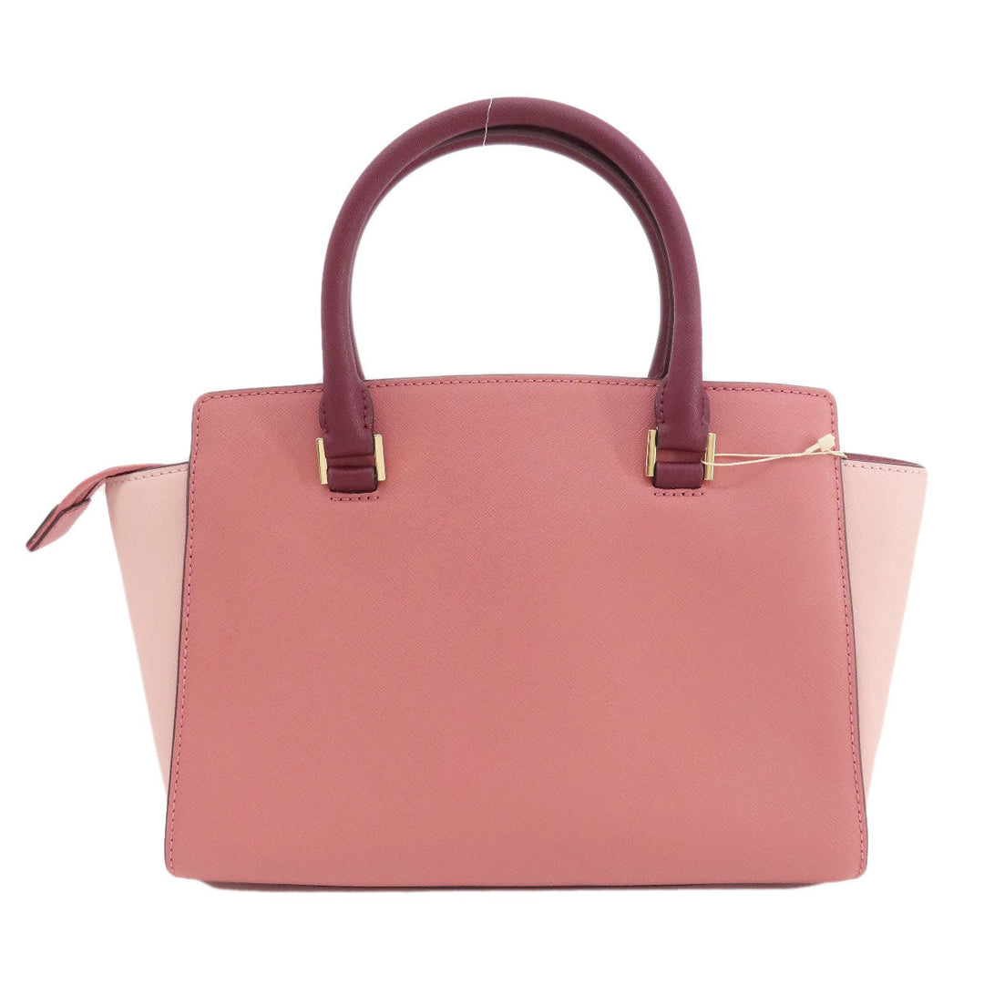 MICHAEL KORS Handbag PVC pink logo 2WAY Women Used Authentic