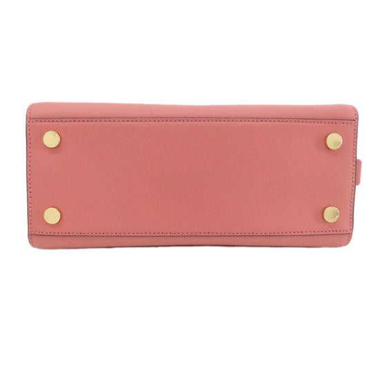 MICHAEL KORS Handbag PVC pink logo 2WAY Women Used Authentic