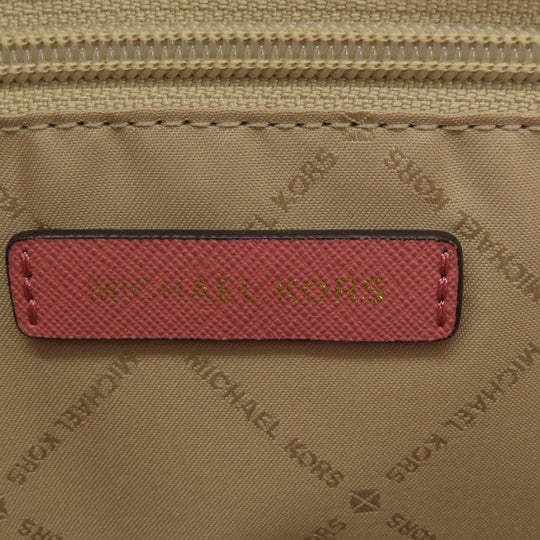 MICHAEL KORS Handbag PVC pink logo 2WAY Women Used Authentic