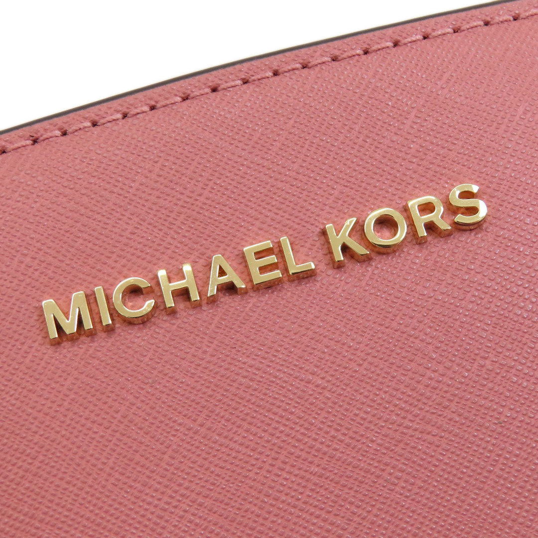 MICHAEL KORS Handbag PVC pink logo 2WAY Women Used Authentic